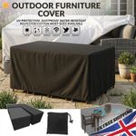 Heavy Duty Waterproof Garden Patio Furniture Cover for Rattan Table Cube Outdoor