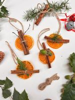 DIY Dried Orange Slice & Cinnamon Stick Christmas Decoration Kit – Eco-Friendly