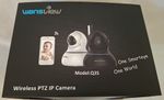 WANSVIEW Wireless PTZ IP Camera Model Q3S Black NEW CG N09
