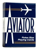 1 Blue Decks Of Bicycle Aviator Standard Index Poker Casino Magic Playing Cards