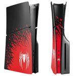 Spider-Man PS5 Slim Faceplate Hard Shell Cover  Replacement Shell Disc & Digital