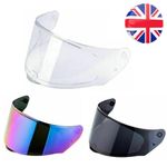 LS2 FF353 Rapid Motorcycle Helmet Visor Anti-Fog Pinlock Ready Clear Smoke UK