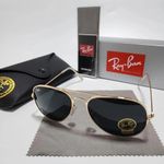 Ray-Ban RB3026 Aviator Sunglasses Gold Frame Glass Lens 62 mm Brand NEW Gold --