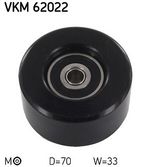 SKF Tensioner Pulley for Nissan Juke HR16DE 1.6 Litre April 2014 to April 2019