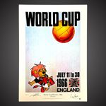 Sir Geoff Hurst & Martin Peters 1966 World Cup Winners Signed Poster £39.99 A2