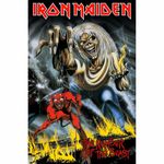 Iron Maiden 'The Number Of The Beast' Printed Flag - NEW OFFICIAL textile poster