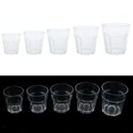 Plastic Drinking Glasses, Clear Acrylic Water Tumblers,