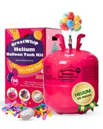 Balloons Helium Gas Disposable Canister Cylinder Fills Up To 90 x 9" Balloons