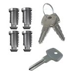 Thule Key and  Barrel 4-pack = 4 Barrels, 2 Keys, 1 Remover Key