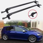 For VW Golf MK7 2011+ Top Roof Rack 41.3" Bar Luggage Carrier w/ Lock Cross