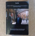 Lewis Oxford Filming Locations Guide Booklet Press book by Tony Henton
