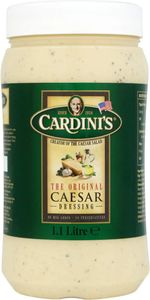 Cardinis Caesar Salad Dressing 1.1L Creamy Gourmet Condiment