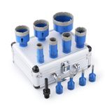 12PCS M14 Core Drill Bit Set Diamond Dry Drill Bit 6mm-68mm for Granite Marble