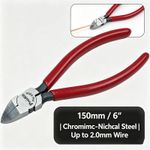 6" 150mm Flush Cut Diagonal Side Cutters Wire Cutting Pliers Nippers Tool UK