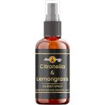 Citronella & Lemongrass Essential Oil Mosquito & Insect Repellent Body Spray