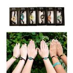 Sea Shell Bracelet Charm Adjustable Surfer String Tassel Pendant Gift Box