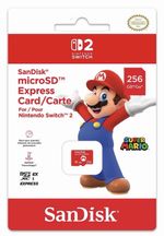 SanDisk 256GB MicroSD Express Card for Nintendo Switch 2 New Sealed