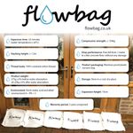 FlowBag inflating Water Sandbag alternative Non Toxic NEW Anti Flood