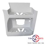 FITS MERCEDES ACTROS MP4/MP5, ANTOS, AROCS LOWER STEP BOX RH WHITE