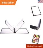 4 Page 8 View Transparent Clear Restaurant Menu Covers, Fits A4 Size Paper 1 ...