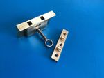 Vintage Brass Half Mortise Box Lock + 1 Key 63mm X 35mm X 12mm.