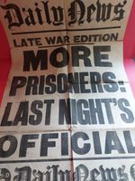 WW1 Newspaper Vendor's Daily Poster