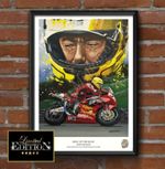 JOEY DUNLOP A3 limited edition art print by Greg Tillett MotoGP TT 42x30cm