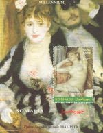 AUGUSTE RENOIR IMPRESSIONIST ART PAINTER 2000 MNH STAMP SHEETLET