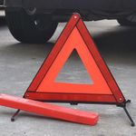 Large Warning Car Triangle Reflective Road Emergency Breakdown Safety Hazard