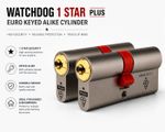 Watchdog 1 Star Euro Cylinder Lock Keyed Alike