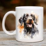 Pet Dog Mug, German Wirehaired Pointer- Ideal Gift, Birthday, Christmas