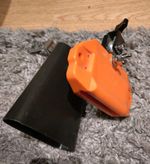 LP Piccolo Jam Block, Orange And Unbranded Cowbell