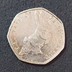 UK 2017 50p Coin Elizabeth II Beatrix Potter The Tale of Peter Rabbit