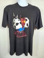 90's Vintage Erasure Cowboy Graphic Logo T-Shirt Crew Neck Size L A190
