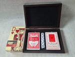 Dapper Inc. Luxury Wooden Card & Dice Set - 2 Decks BCG No. 92 Playing Cards