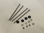 canoe seat hanging bolts 150mm long stainless steel , with washers and nuts X4 