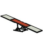 PawHut Wooden Pet Seesaw for Big Dogs with Anti-Slip Surface, Black