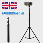 Adjustable Projector Mount Heavy Duty Tripod Height 28 To 58" For Home Office UK