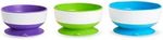 Munchkin Stay Put Suction Bowls with Strong Suction, Pack of 3