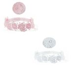 Baby Girl Floral Lace HEADBAND Hairband Christening Wedding Party Bridesmaid
