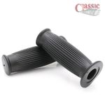 Black 7/8"  New Improved Beston Style Handlebar Grips BSA/ Triumph