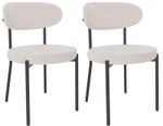 Beige Velvet Dining Chairs  1 2 4 6 Chairs Plush velvet seat and backrest