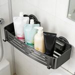 Shower Caddy Suction Cup Shower Shlf Aluminum Organizer Bathroom Storage Rack TT