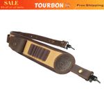 TOUEBON Hunting Rifle Sling w/ Ammo Holder Canvas Gun Shoulder Strap w/ Swivels