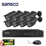 1080P CCTV SYSTEM KIT HOME OUTDOOR SECURITY CAMERA 4/8CH DVR WITH HARD DRIVE 