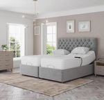 Rest Well Adjustable Panel Mobility Bed With Mattress &Headboard