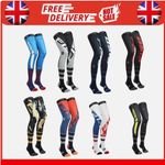 100% REV Knee Brace MX Socks,Enduro Performance Over the Knee Long MX Socks
