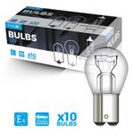 10 x 380 P21/5W Car Stop & Tail Brake Fog Light Bulbs 12v 21/5W DOUBLE FILAMENT