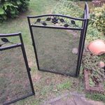 5x Metal Garden Fence Panels Animal Barrier Fence Digging Defense Ground Blocker