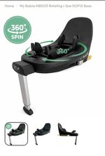 ⭐ NEW My Babiie- 360° Rotating Isofix Car Seat Base Rotating Base Fab ⭐ 